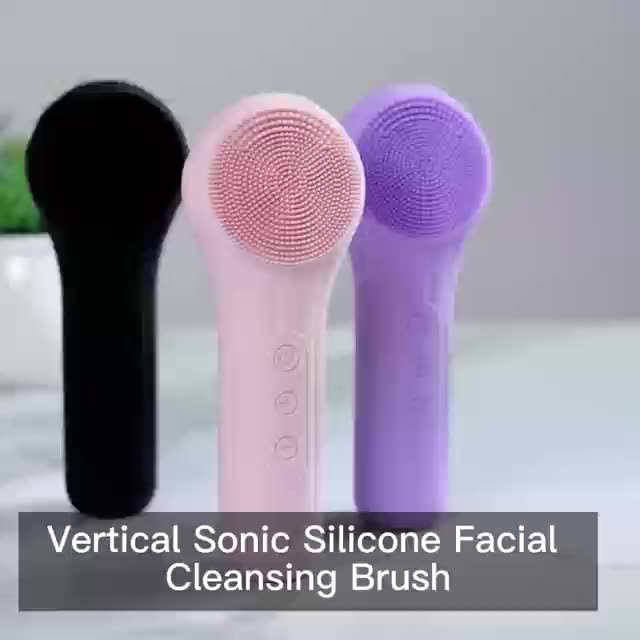 2023 Charge Soft Silicone Face Cleanser Massager Heated Facial