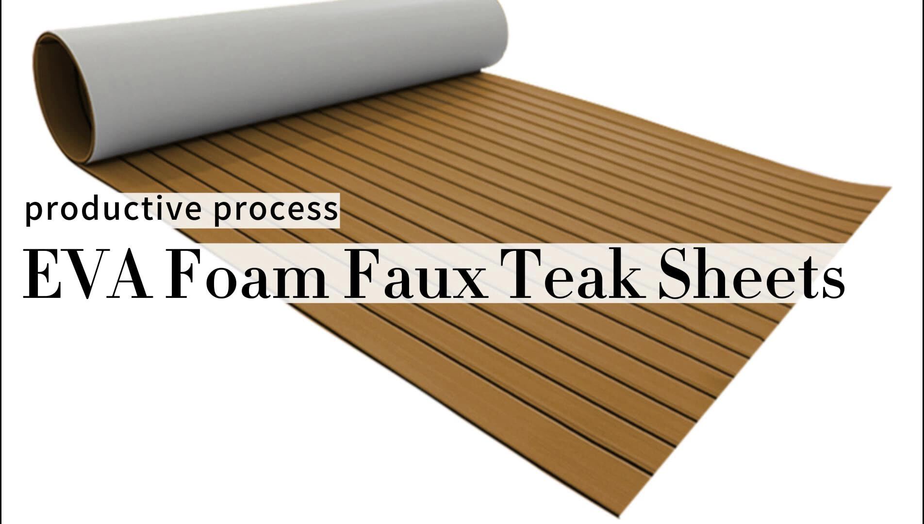 Komin Custom Marine Eva Foam Teak Sea Deck Boat Flooring Mat Buy Sea