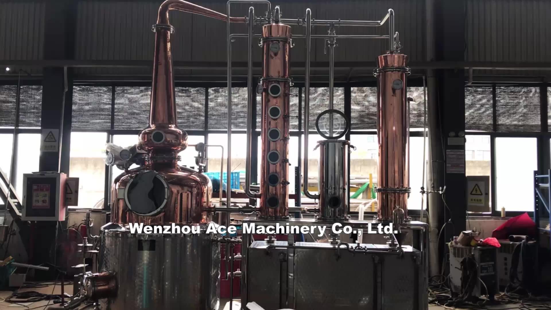 100l5000l Rose Water Distilling Line Alembic Copper Distillation Essential Oil Still Buy Rose