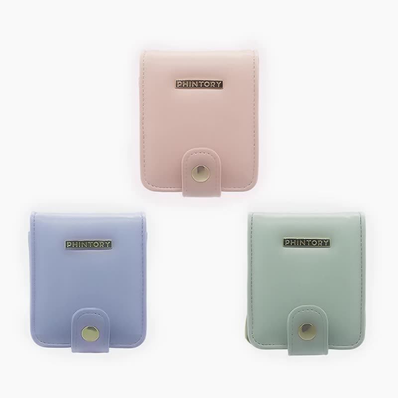 Mini Lipstick Bag Pouch Case With Mirror Pu Leather Cosmetic Lipstick