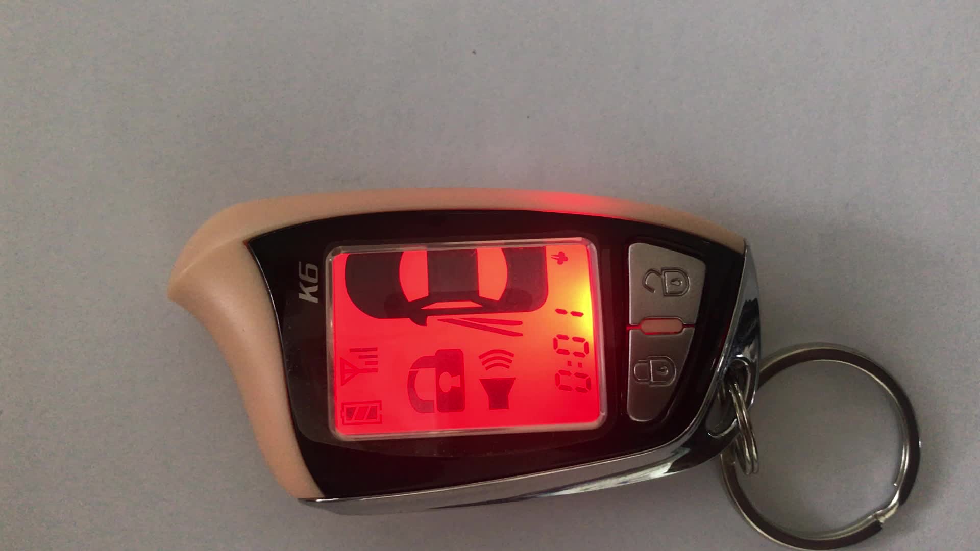 2020 Spy Original Dc12v 2 Way Car Alarm System With Lcd Pager Display