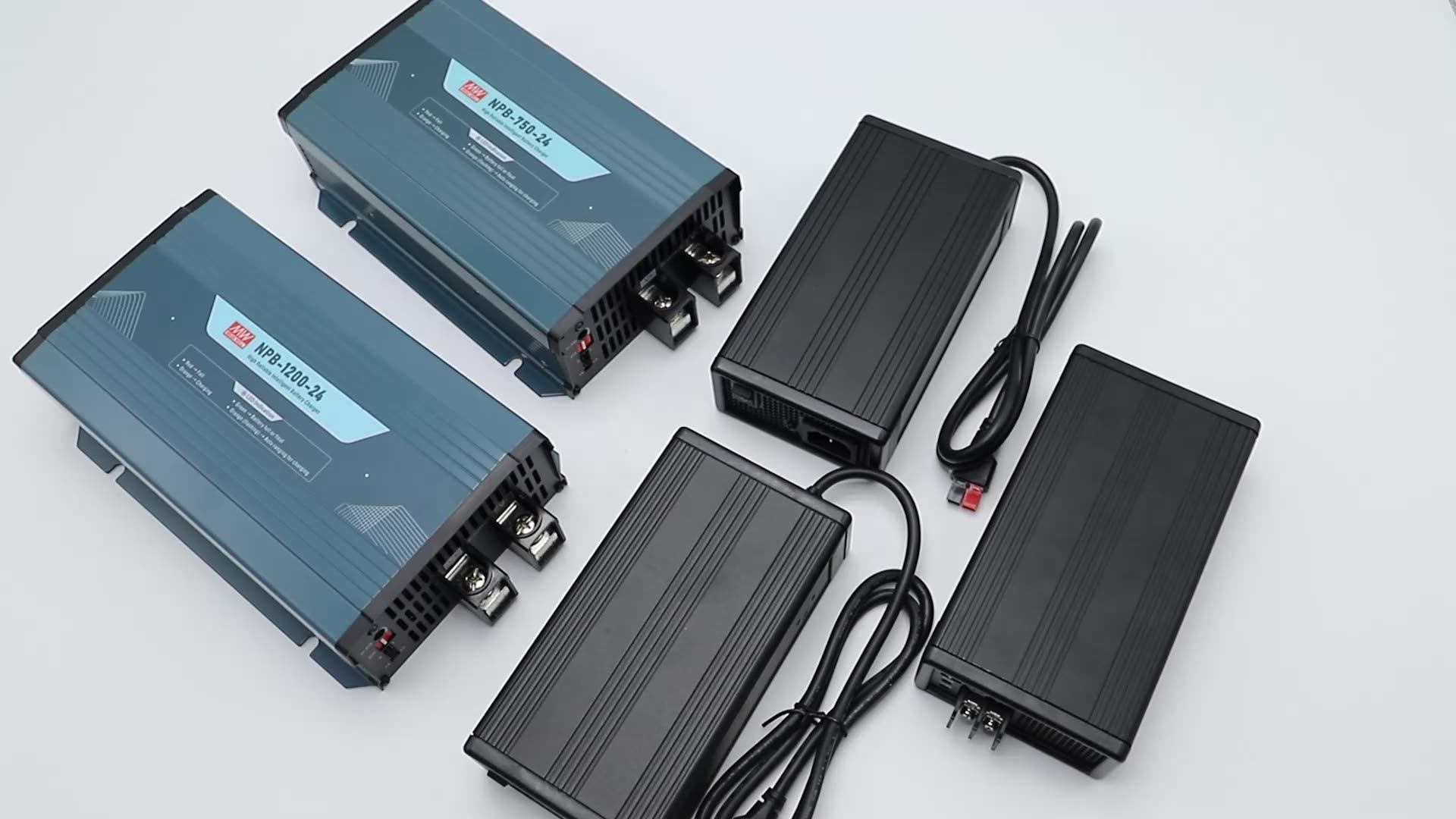 Meanwell Chargers Battery Charger Smart Car 12v 24v 4a 8a 12a 20a 18a