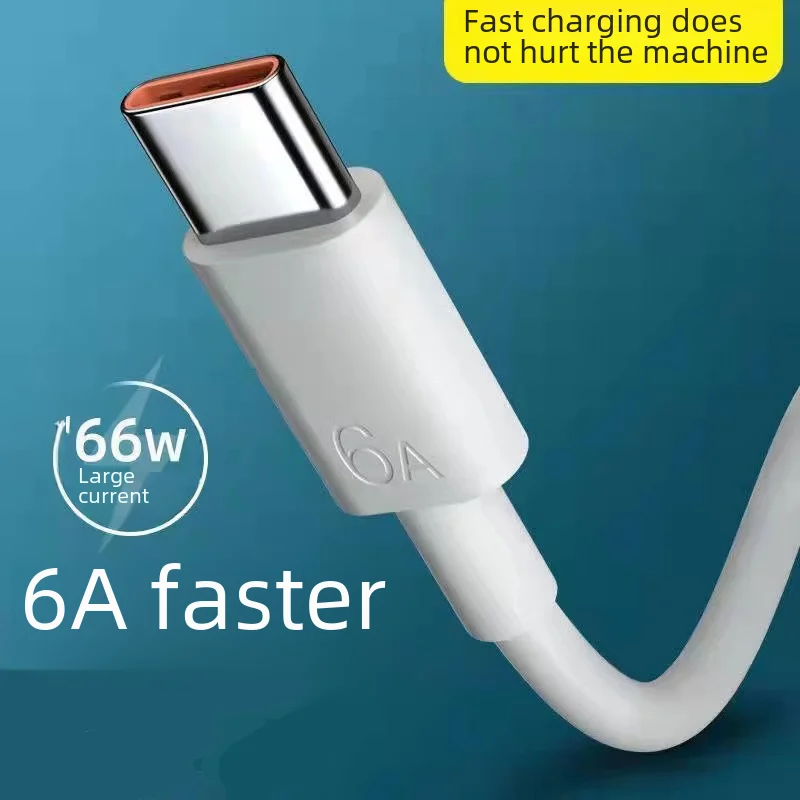 Кабель для быстрой зарядки Huawei 6A, совместимый с Android Type-C, 66W, Mate40usb, кабель для мобильного телефона