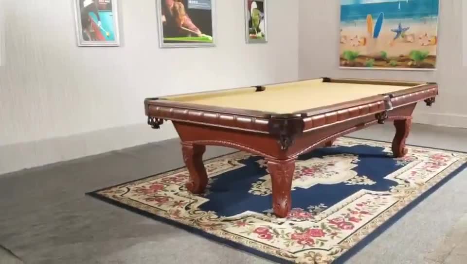 2019 Chinese Popular Various Size Pool Table Buy 3 Slates Pool Table