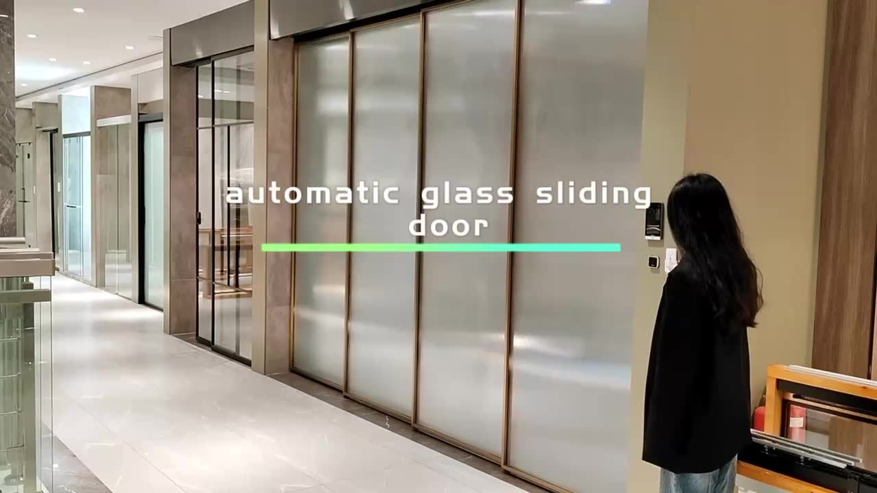 Privacy Glass Automatic Sliding Door Remote Control Smart Switchable