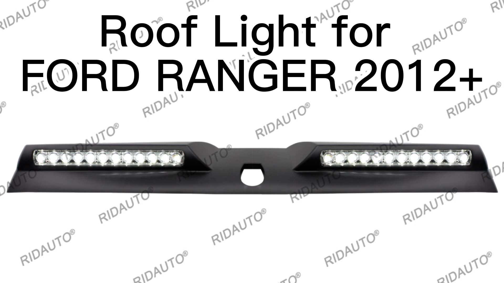 White Led Roof Rack Light Bar Offroad For Ford Ranger 20122024 4x4