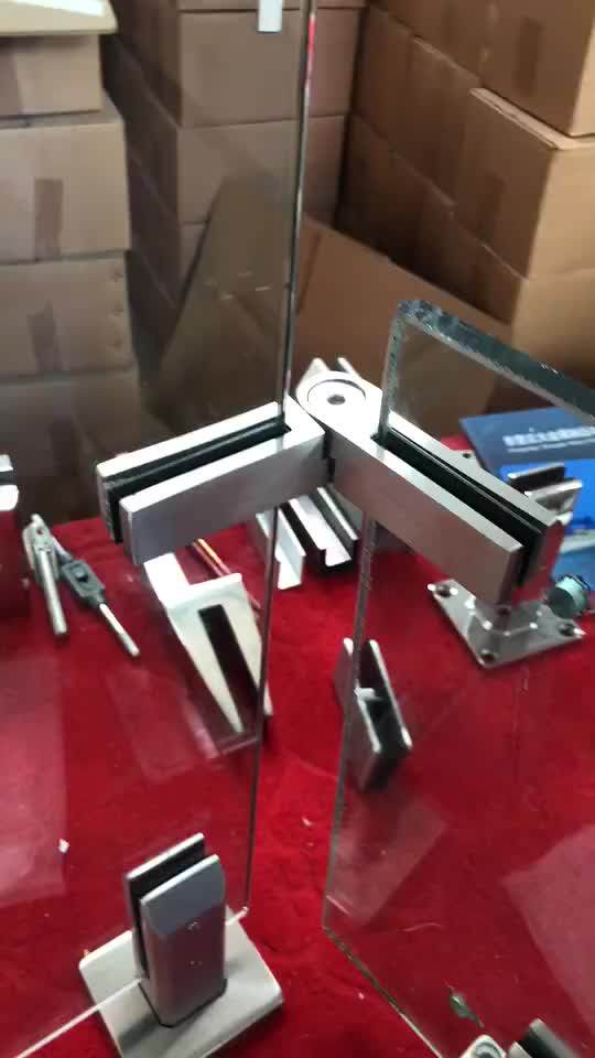 Stainless Steel Stair Handrail Clip Railing Glass Clamp Balustrade