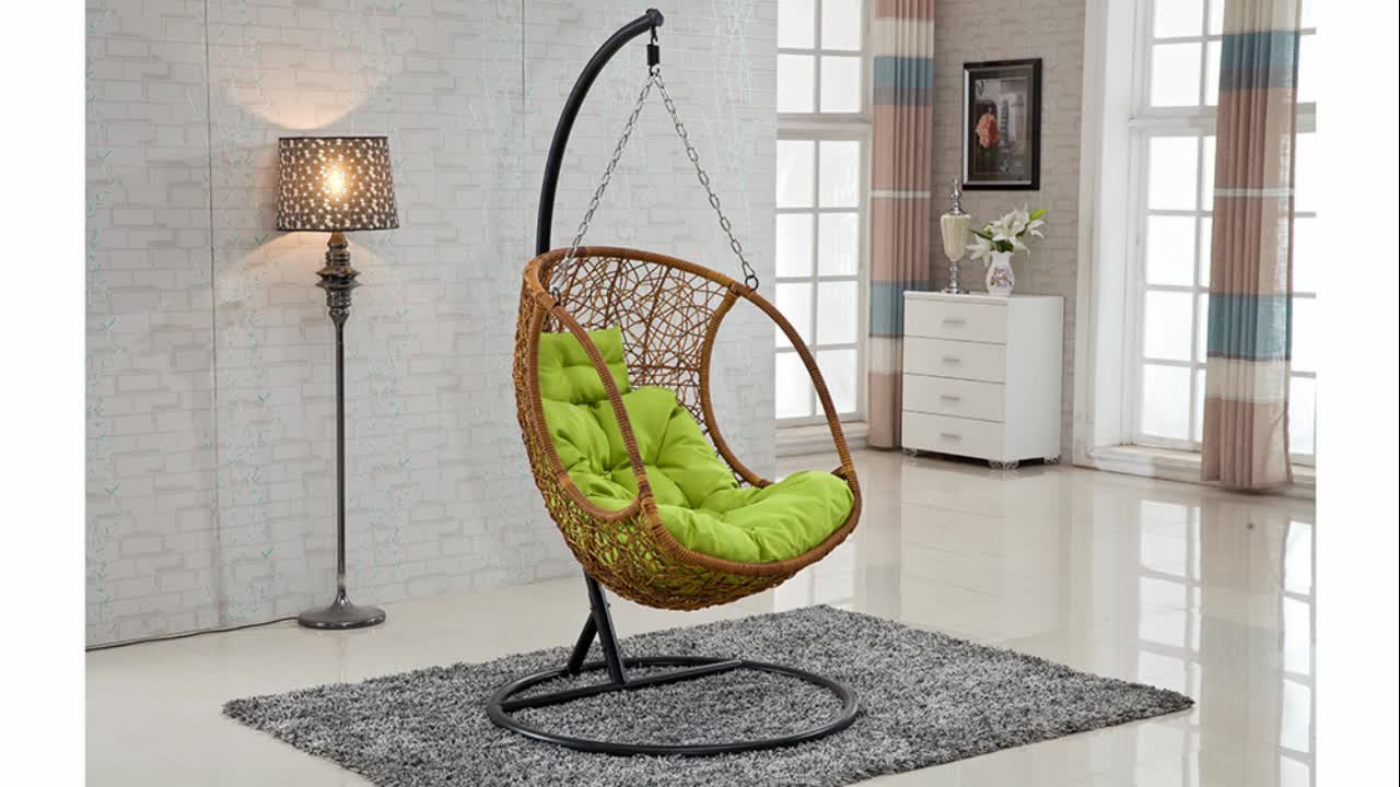 Good Weight Bearing Rattan Indoor Swing Sofa With Steel Stand Buy