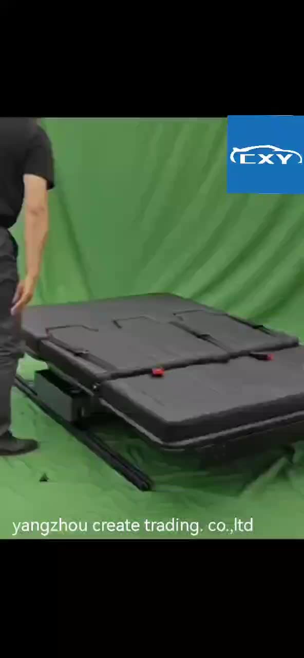 Rv 3 Fold Double Caravan Seats With Fabric Cover For The Campervan Bed