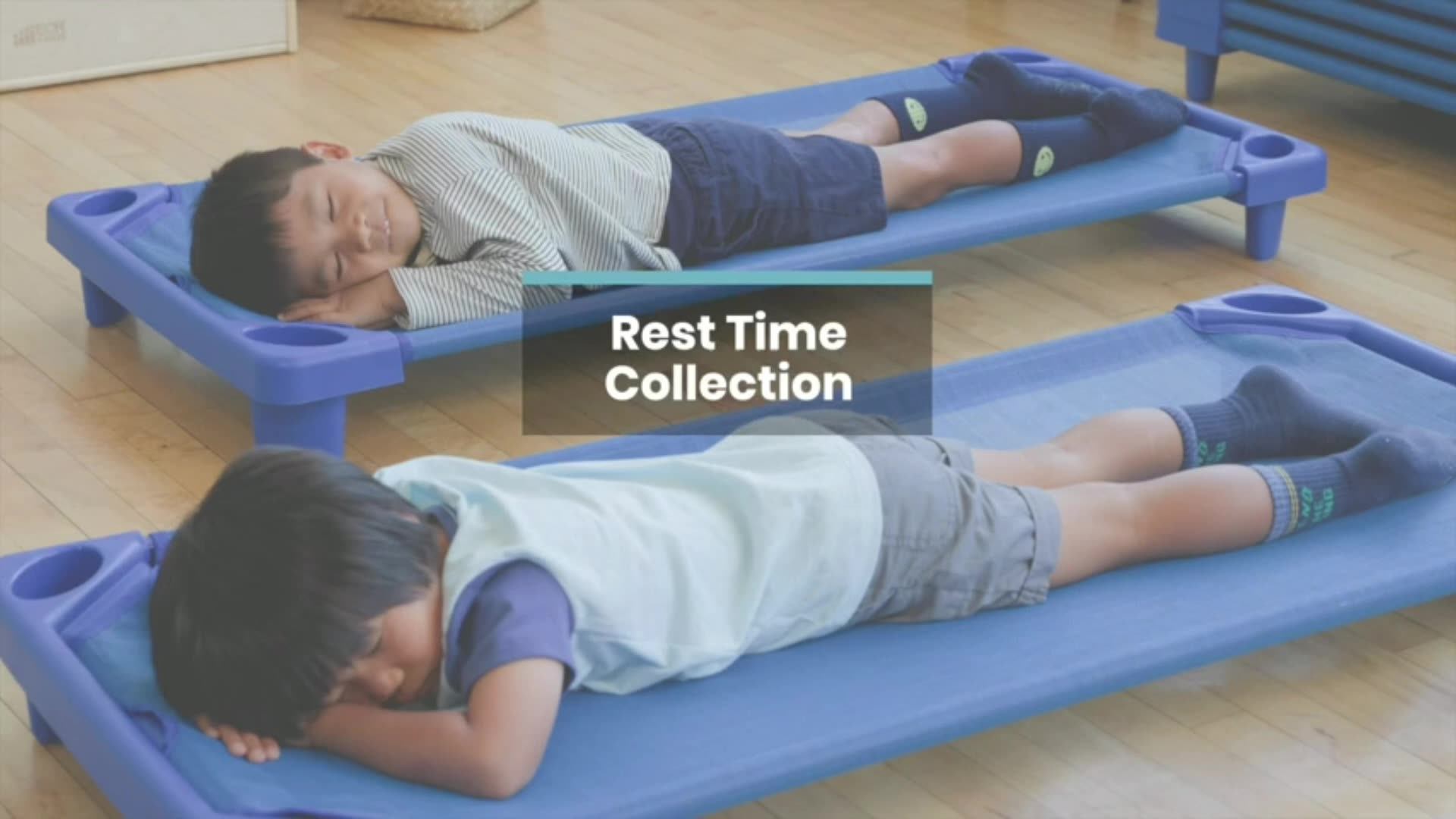 Kids Wooden Single Bed For Kindergarten Daycare Preschool Montessori