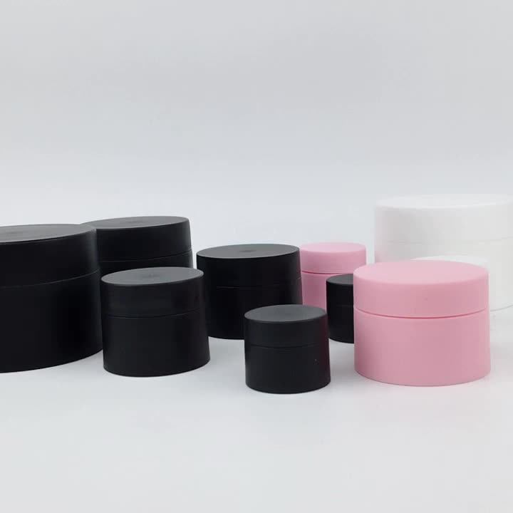 5g 10g 15g Pp Matte Color Double Walled Empty Lip Scrub Cream Container