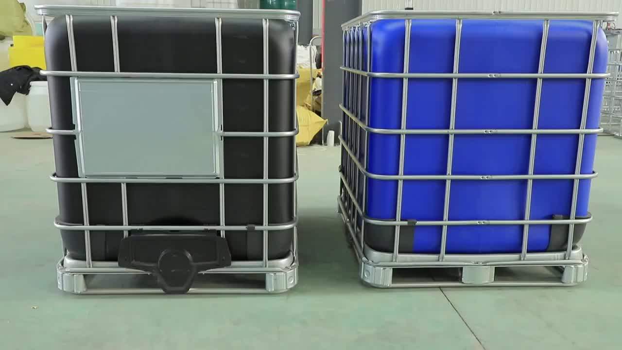 Stainless Steel Cage Ibc Tanks Water Ibc Tote Tank Container 1000 1200