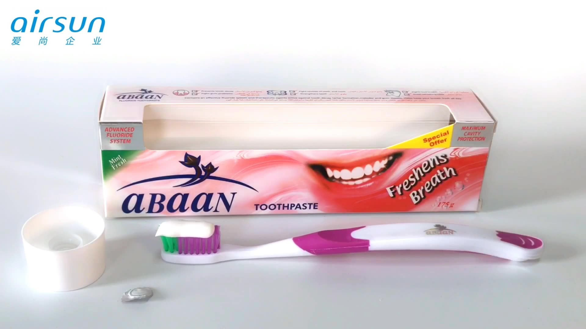 Abaan Natural Herbal Whitening Toothpaste With Toothbrush Buy
