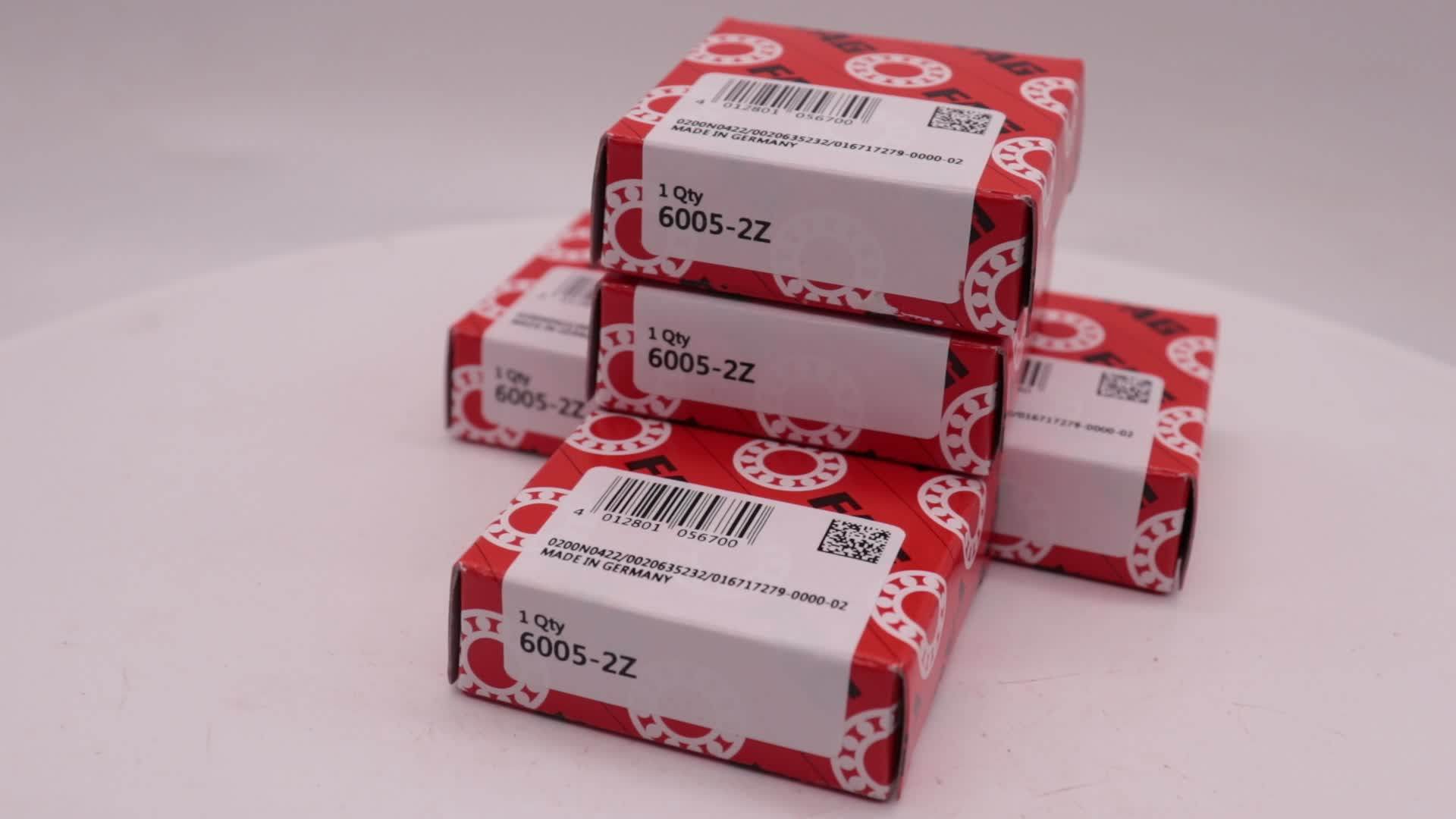 Made In Germany Brand Ball Bearing Fag Deep Groove Ball Bearings 6005