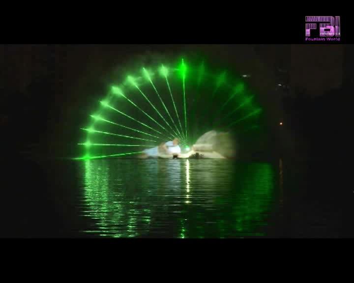 Cascade Nozzles For Water Projection Screen Outdoor Large Size Water