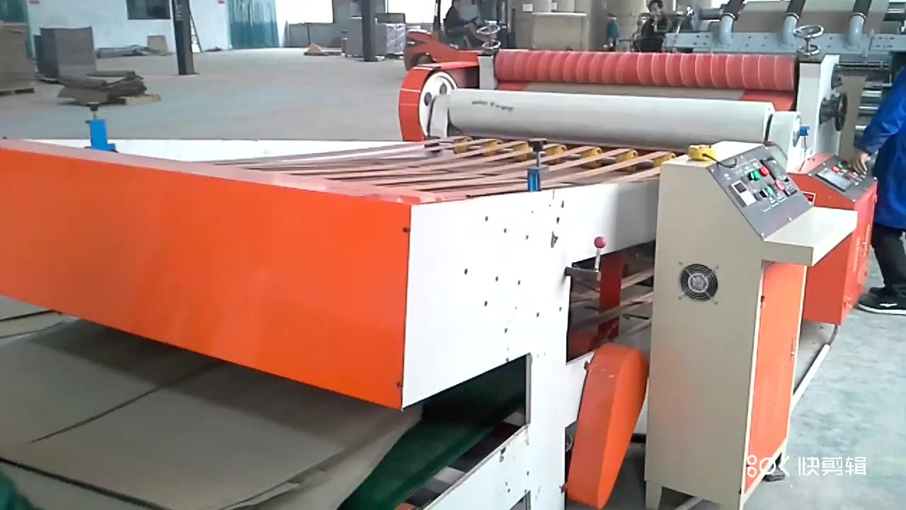 3 Ply Corrugated Cardboard E Flute Fingerless Single Facer Machine