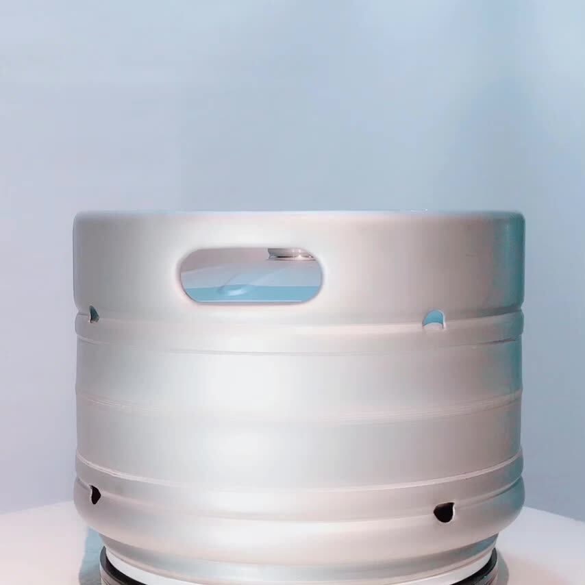 Barilotto Birra In Acciaio Inox 3,6L - Con Copertura A Spirale, Antiruggine, Perfetto Per Home Brewing E Feste