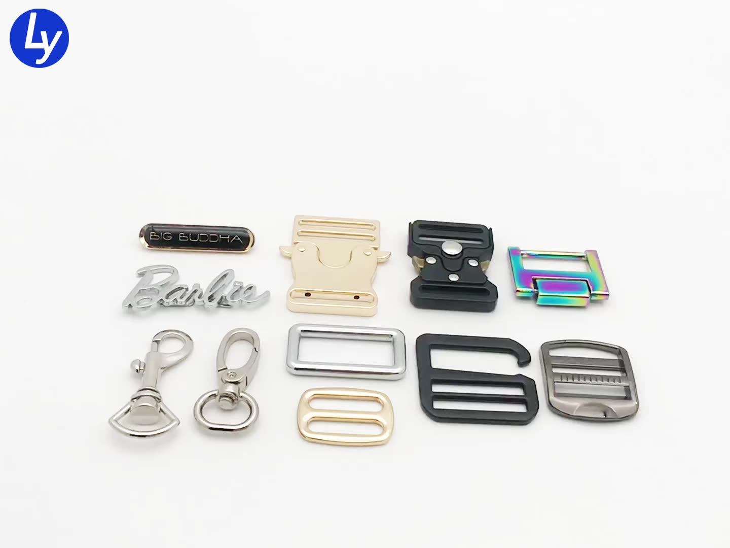 Handbags Logo Catalog Custom Metal Logo Plate For Handbag Custom Metal