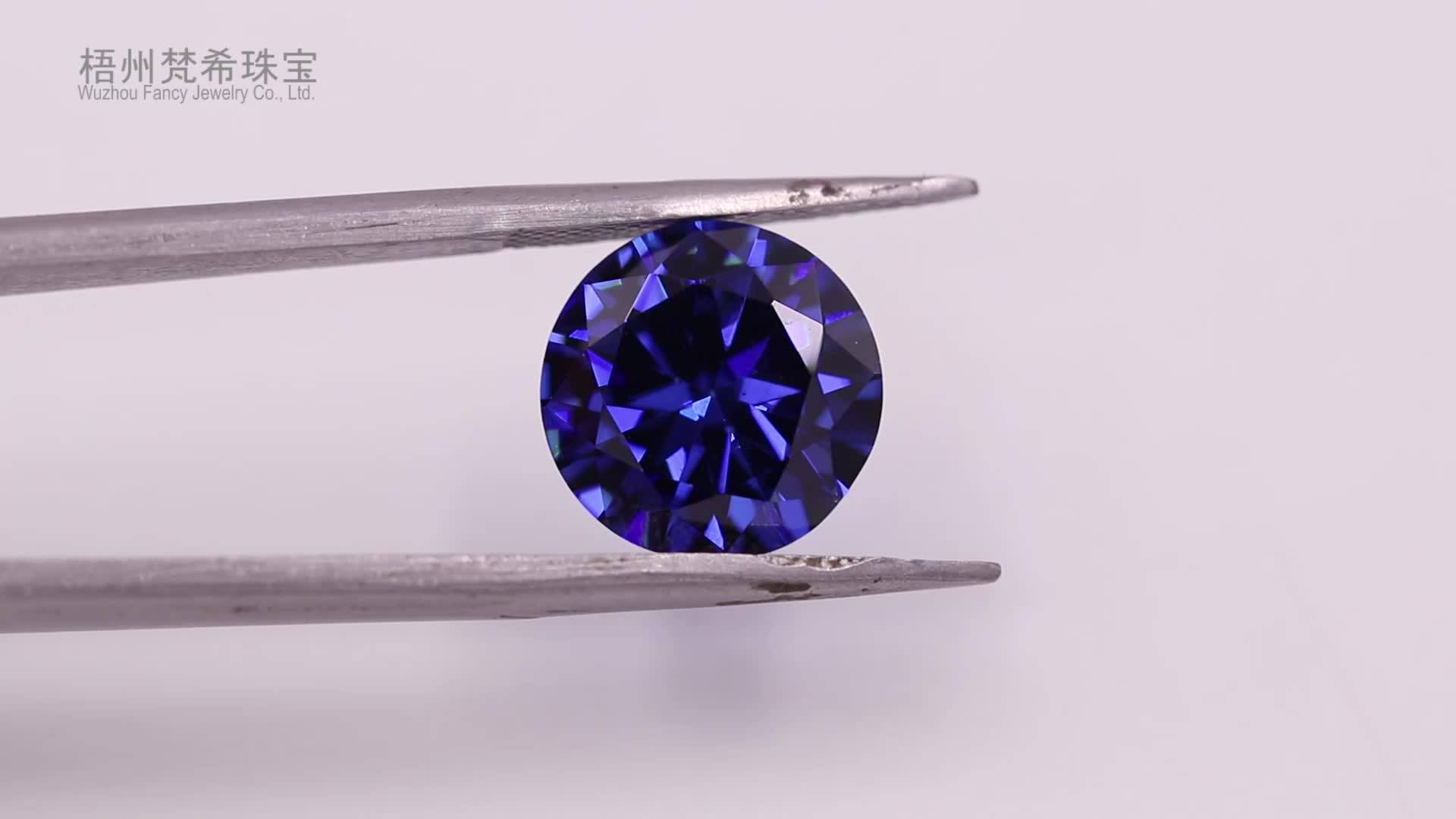 1200 PCS Loose Cubic Zirconia Stones - Round Cut, 1.0-10.0mm, 12 Colors, Mix Of CZ, Synthetic Corundum, Spinel - View #10