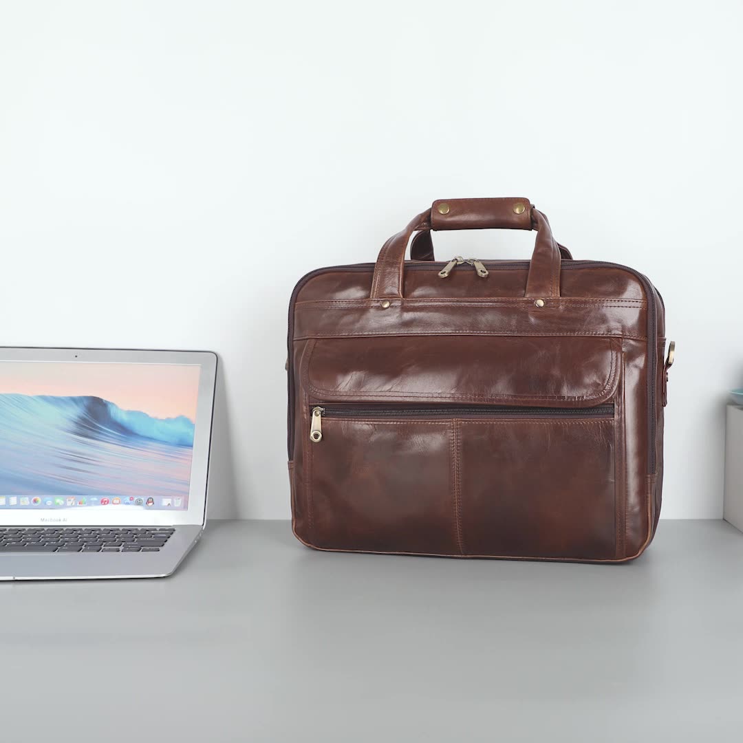J.M.D Men's Bags All Seasons Real Cow Leather Handbags Briefcase For Business J.M.D Men's Bags All Seasons Real Cow Leather Handbags Briefcase For Business