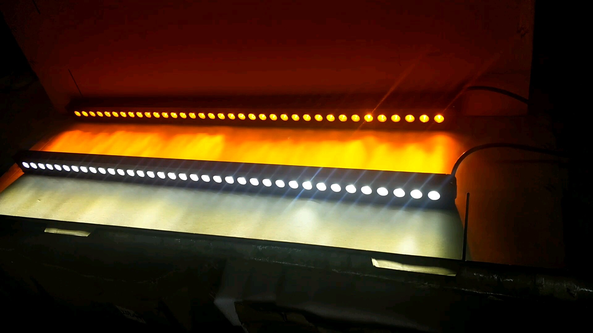 Ht35b Led Lights In Grill Of Truck Invisible Grille Light 180watt Led