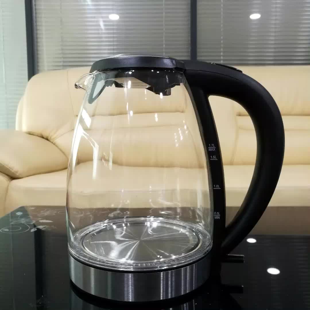 1.7l Kitchen Appliances Fada Controller Washable Filter Glass Electric Kettle Buy Electric