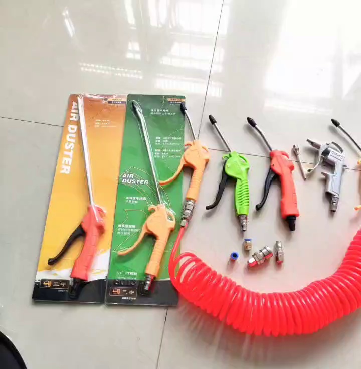 Sanyu AR10AR13 cao áp súng thổi bụi máy bơm không khí súng thổi bụi cộng với súng thổi nhựa dài và ngắn bằng khí nén công cụ Súng xịt hơi loại tốt 