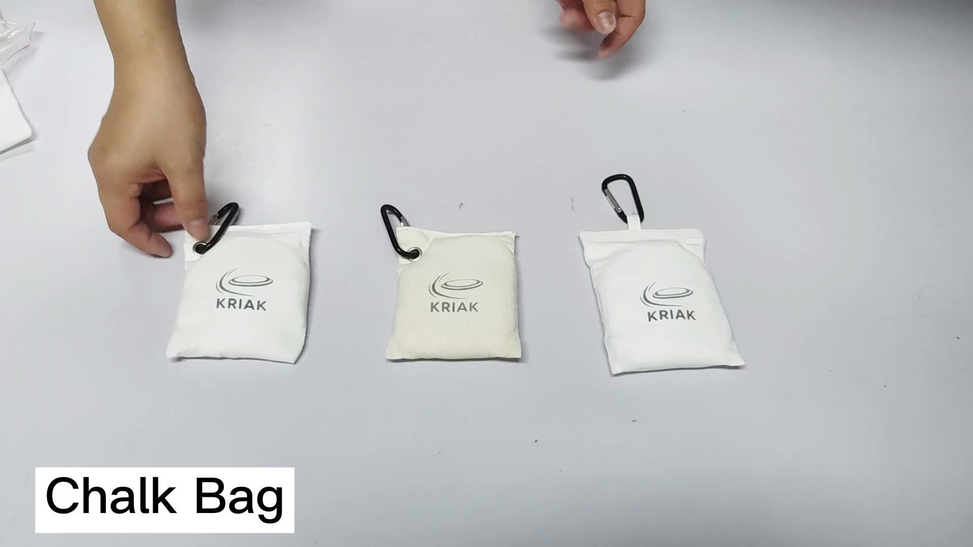 Disc Golf Chalk Bag With Carabiner 2 Pack Reusable Disc Golf Grip Bag Disc Golf Chalk Bag For