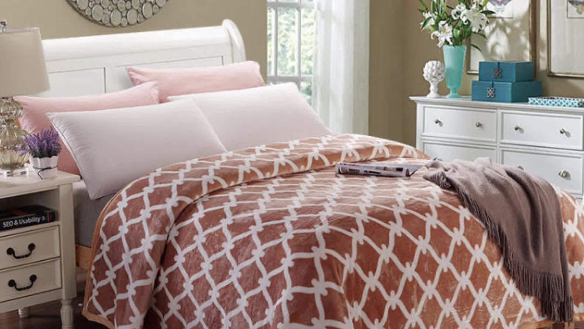 Factory Wholesale Single Ply Polar Fleece Blanket Promotional Buy