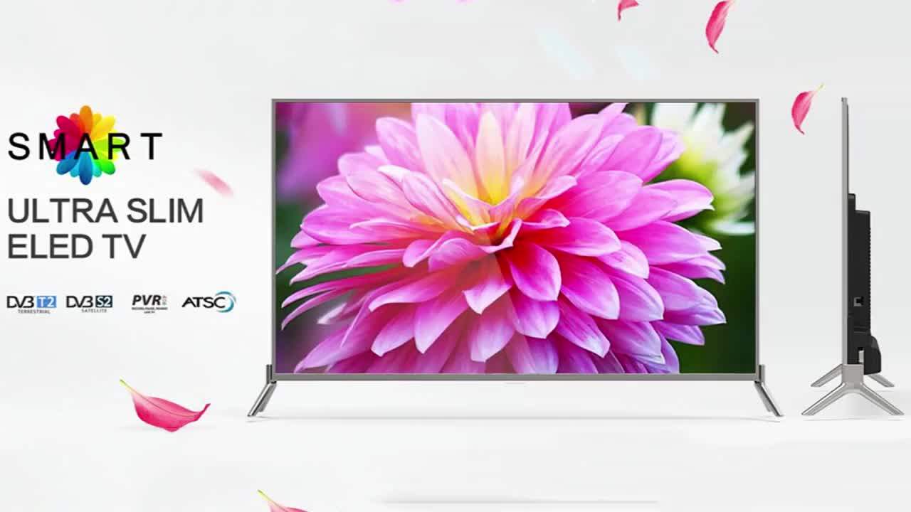 Uae Popular Size No Bezel Design Frameless Television Tv Plasma 55 New