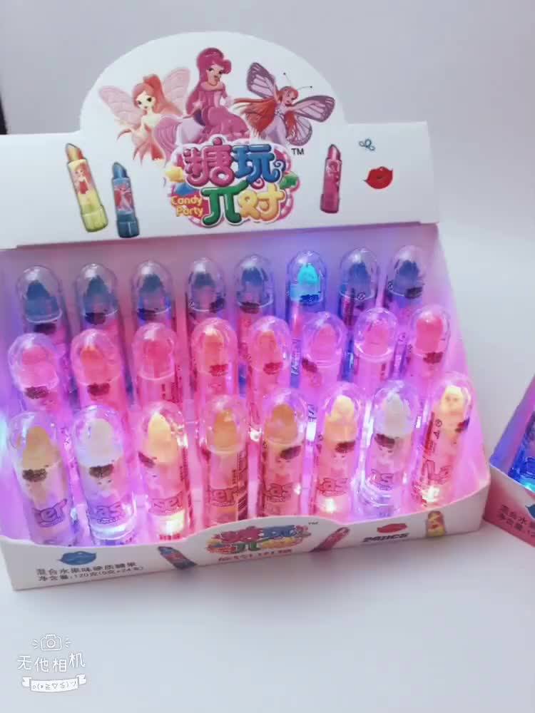 Hot Selling High Quality Crazy Lipstick Candy Colourful Lollipop Candy