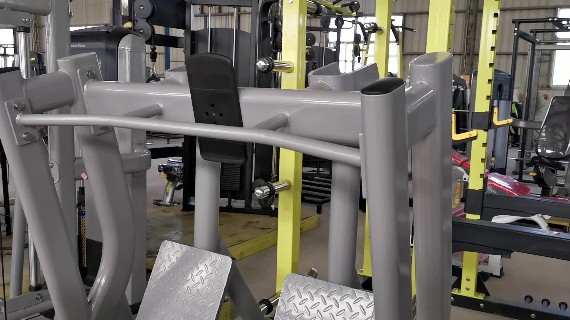 Free Weight Plate Commercial Gym Equipment Isolateral Leg Press