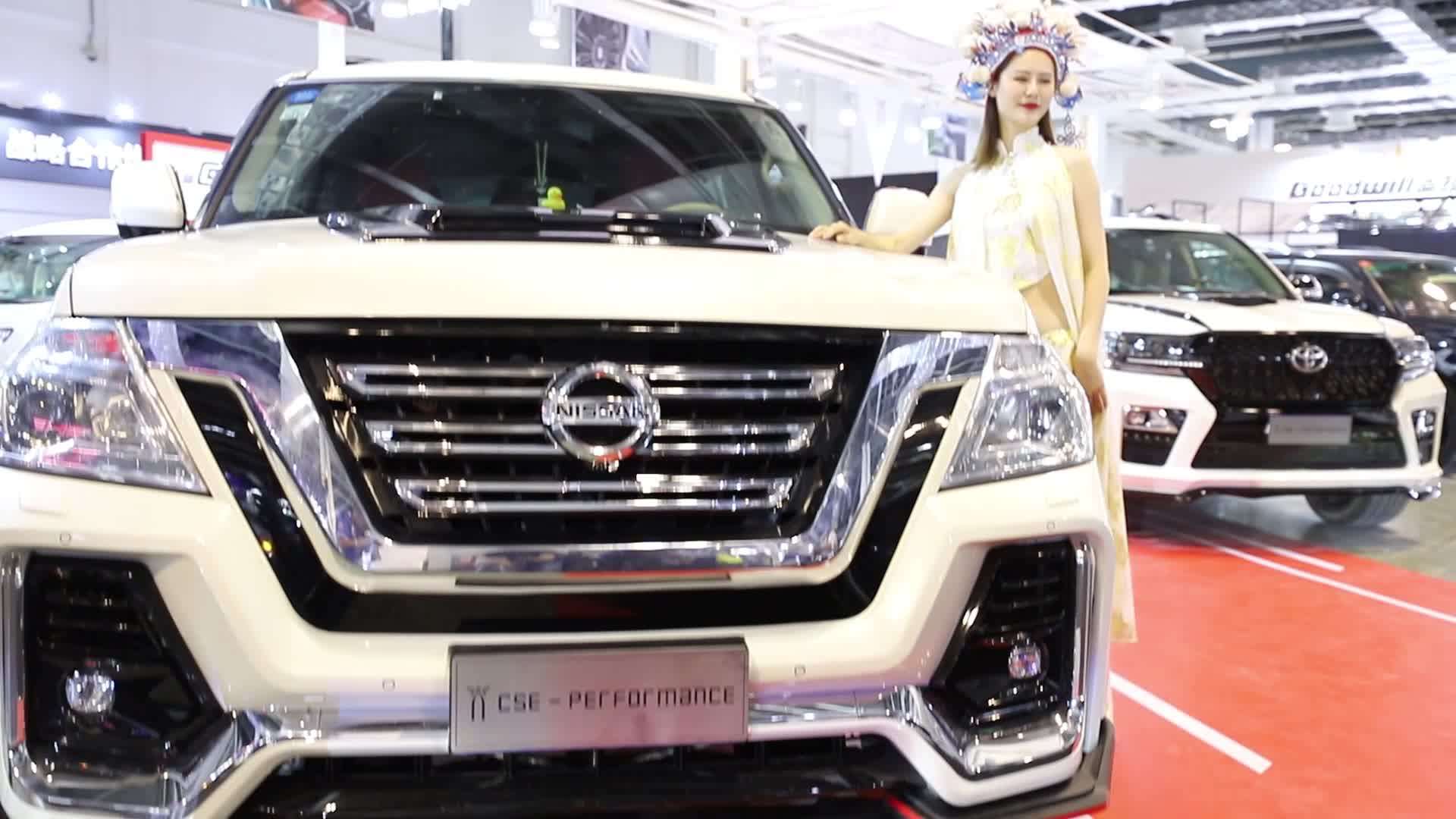 Gbt New Body Kit Include Pp Abs Material Front/rear Bumper Spoiler Lip For Nissan Patrol Y62