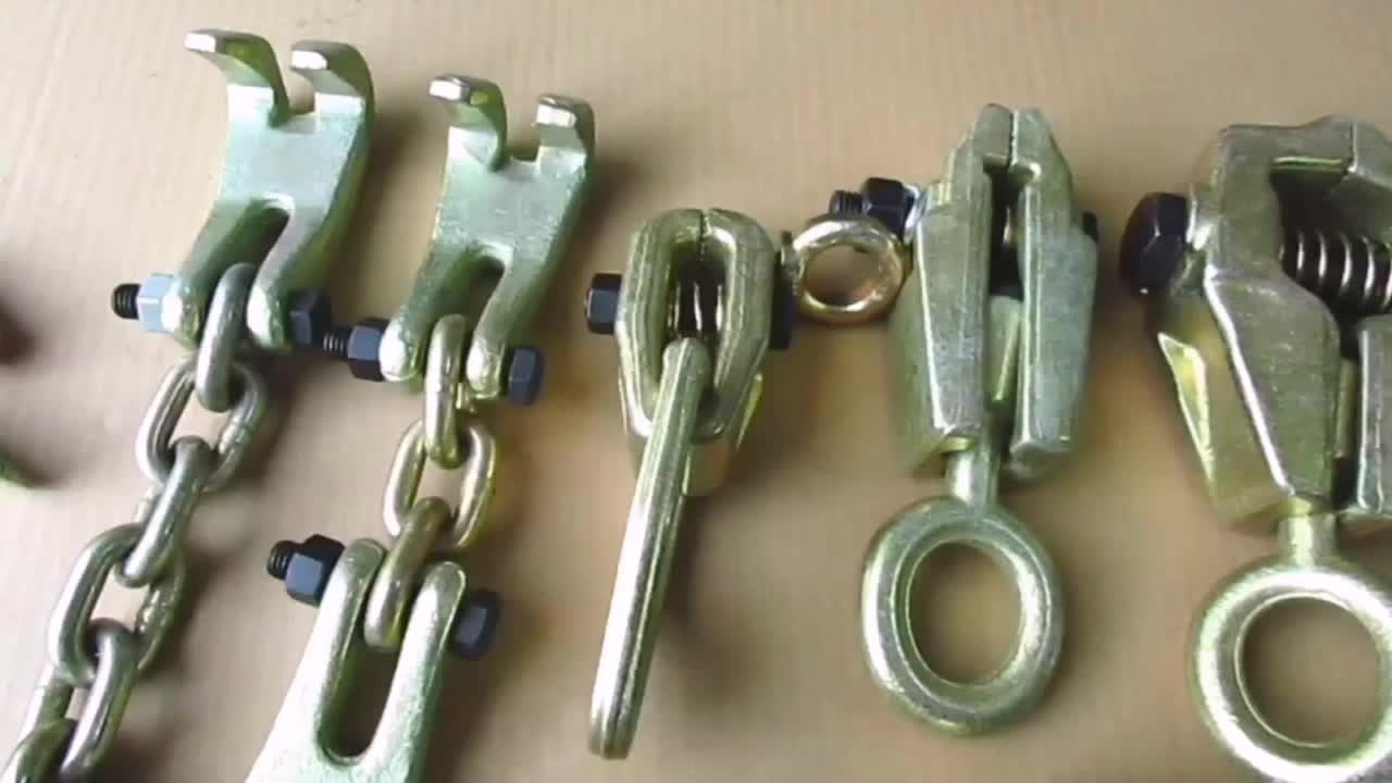 Car Body Frame Rack Clamp Puller Two Way Auto Collision Panel Beating