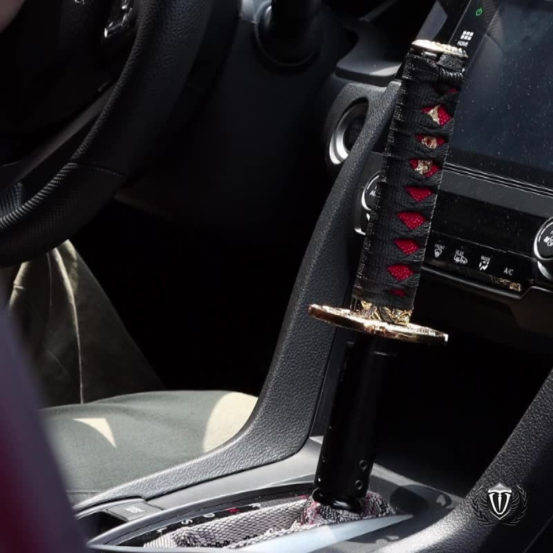 Universal 20cm Automatic Samurai Sword Shift Knob Transmission Cool