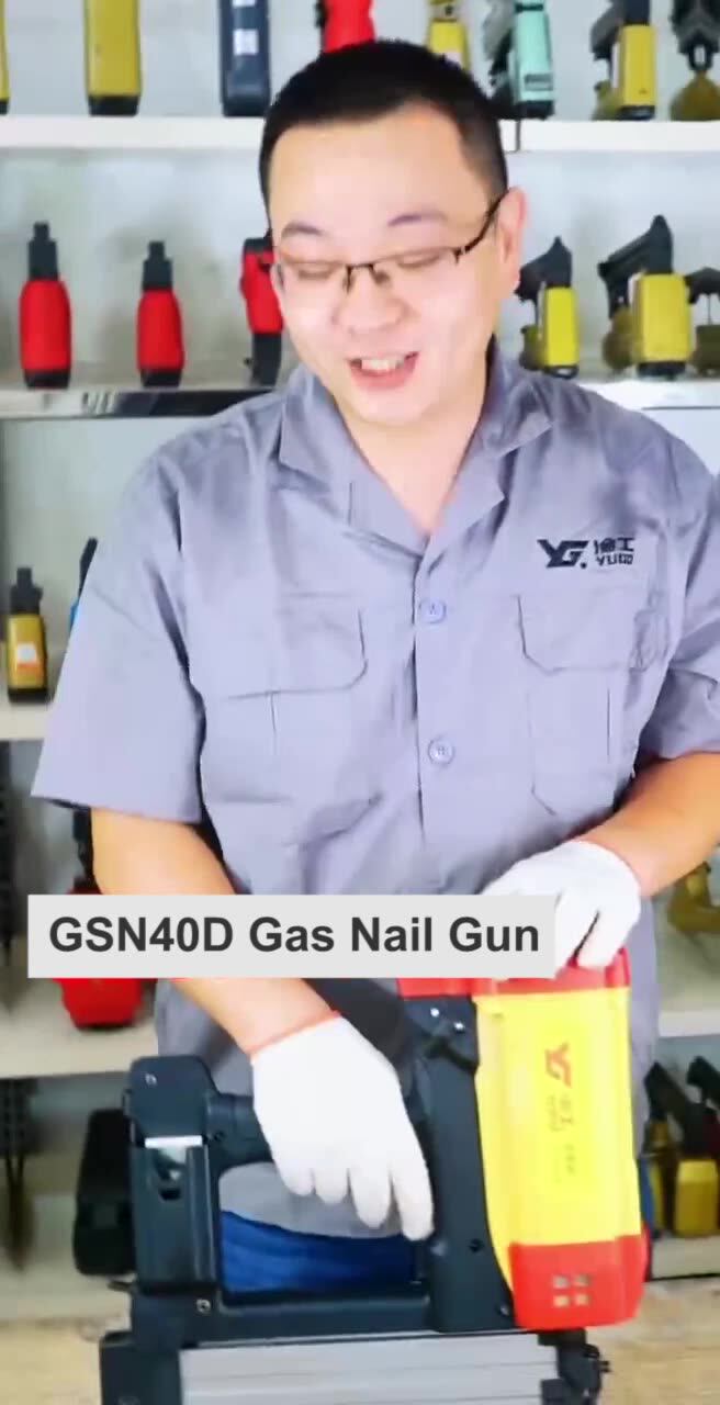 Gsn40 Battery Uesd Gas Nailer Actuated Fastening Tool Electric Concrete