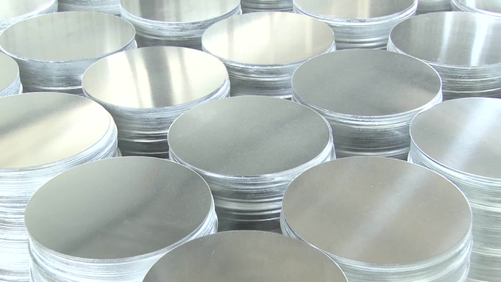 3105 Alloy Aluminium Circles Produced By Automatic Circle Blanking Line
