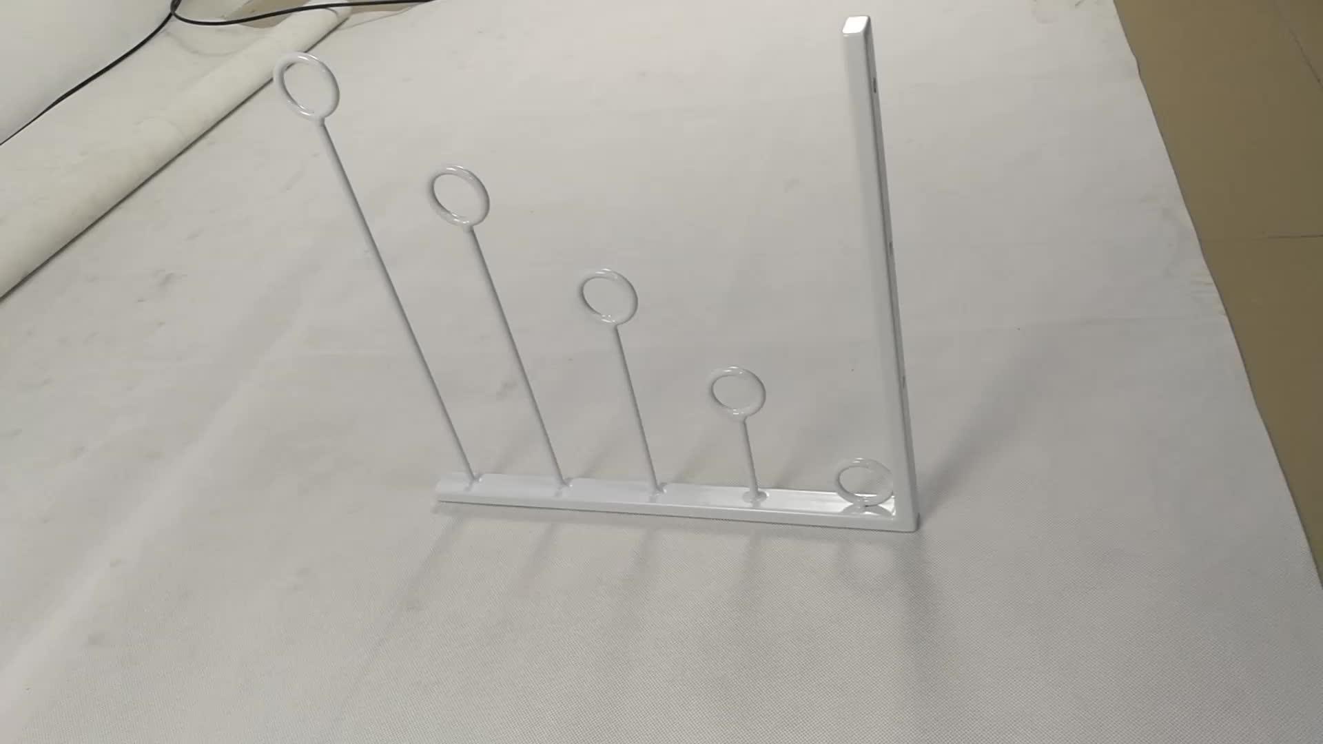 Wall Clothes Hanging Rack 5 Rings Baby Shop Garment Display Rack Buy