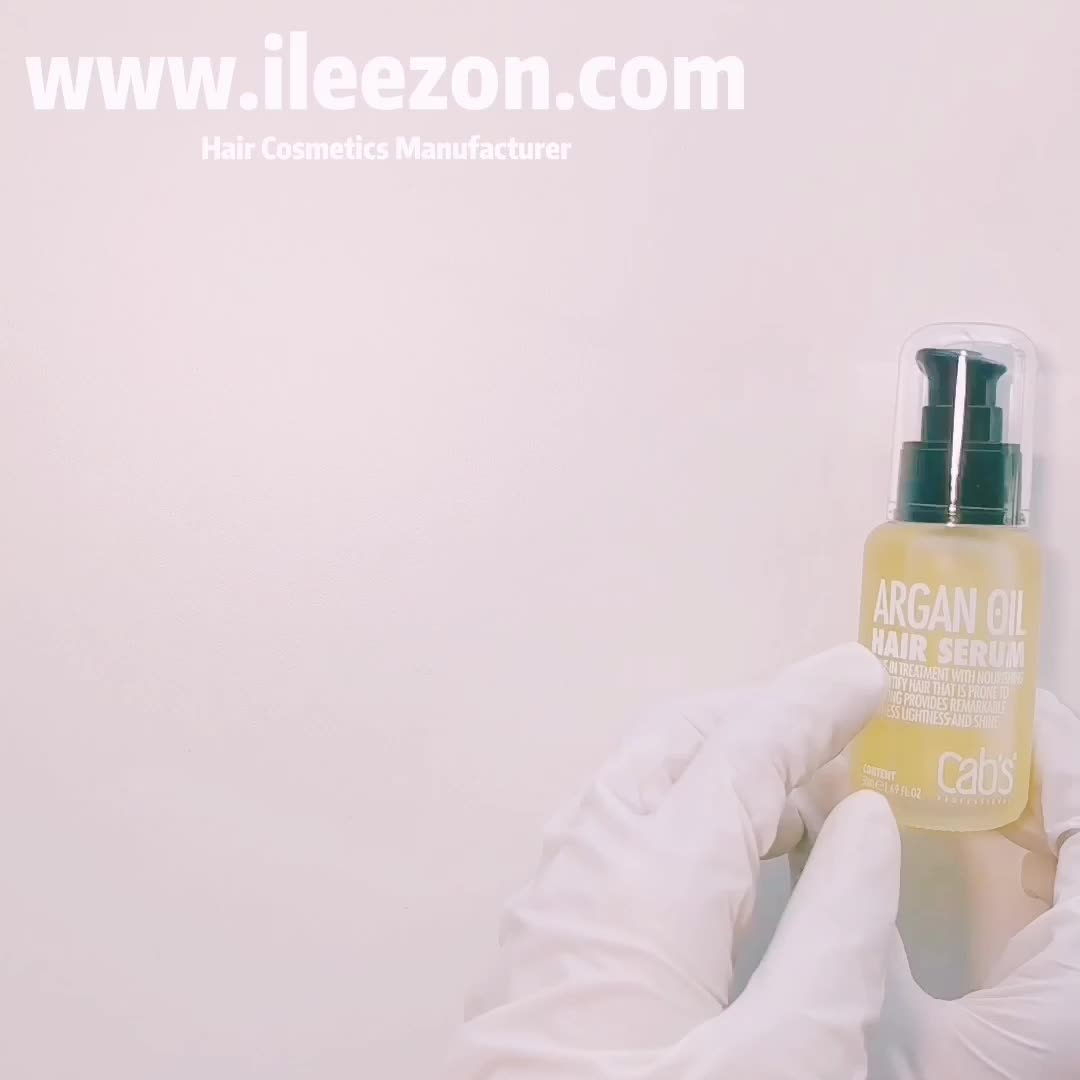 Oem Private Label 50ml Cabs Morocco Argan Oil Hair Serum Hair Growth