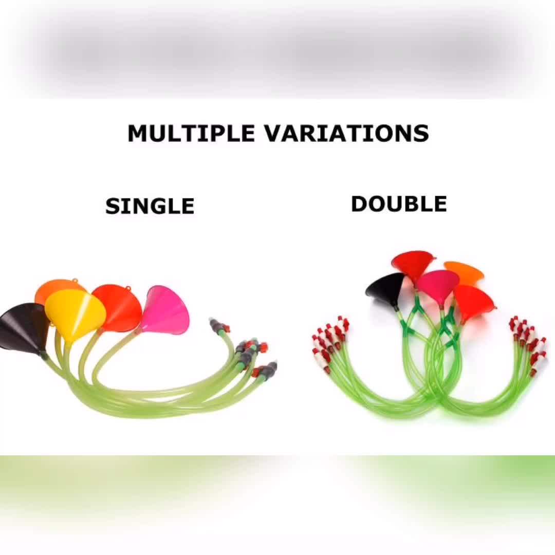 Custom Logo Single Beer Bong Funnel With Valve For Party Game Buy