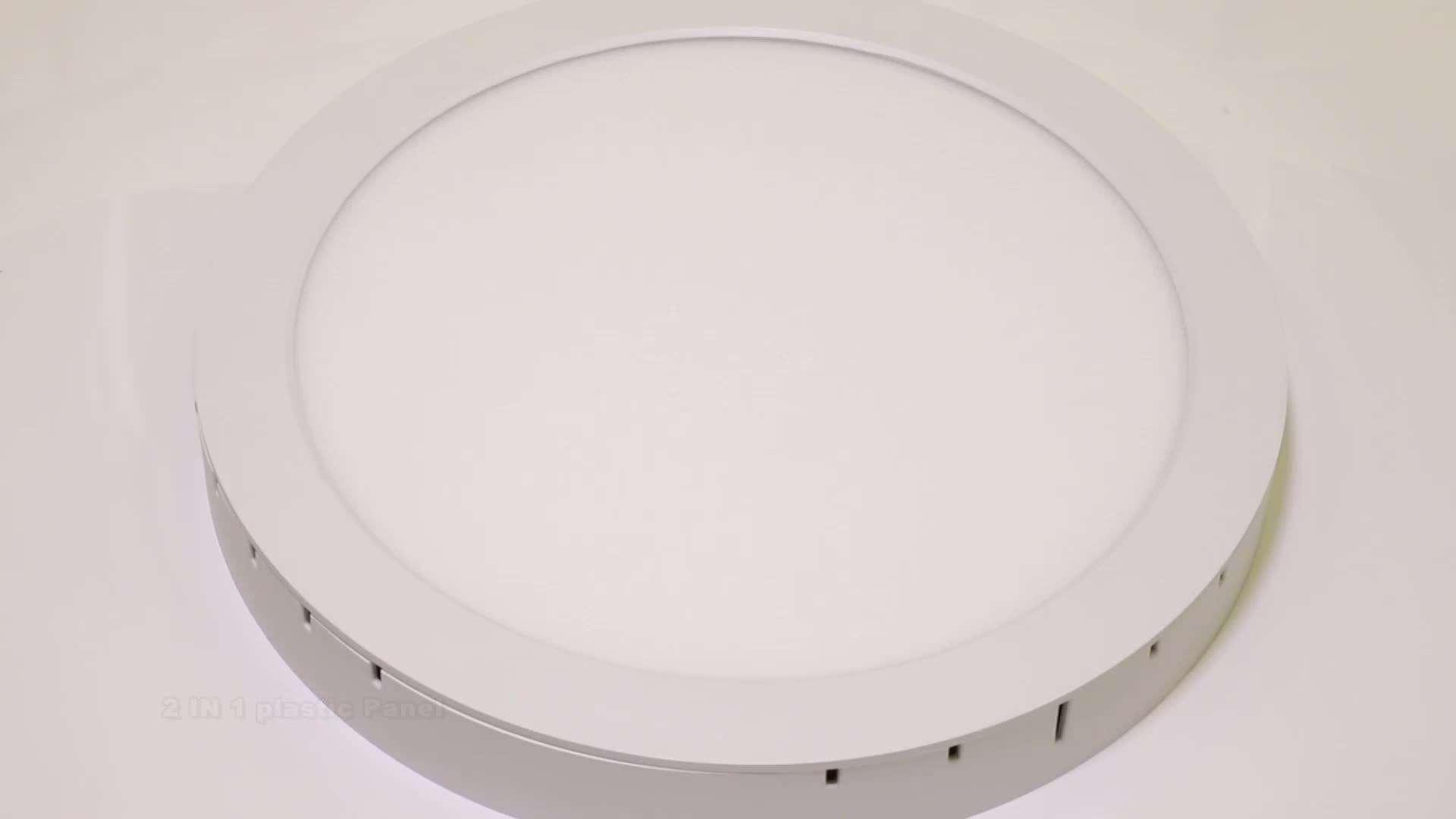 Zhongshan Modern Office Decoration Plastic Round Flush Surface Mounted