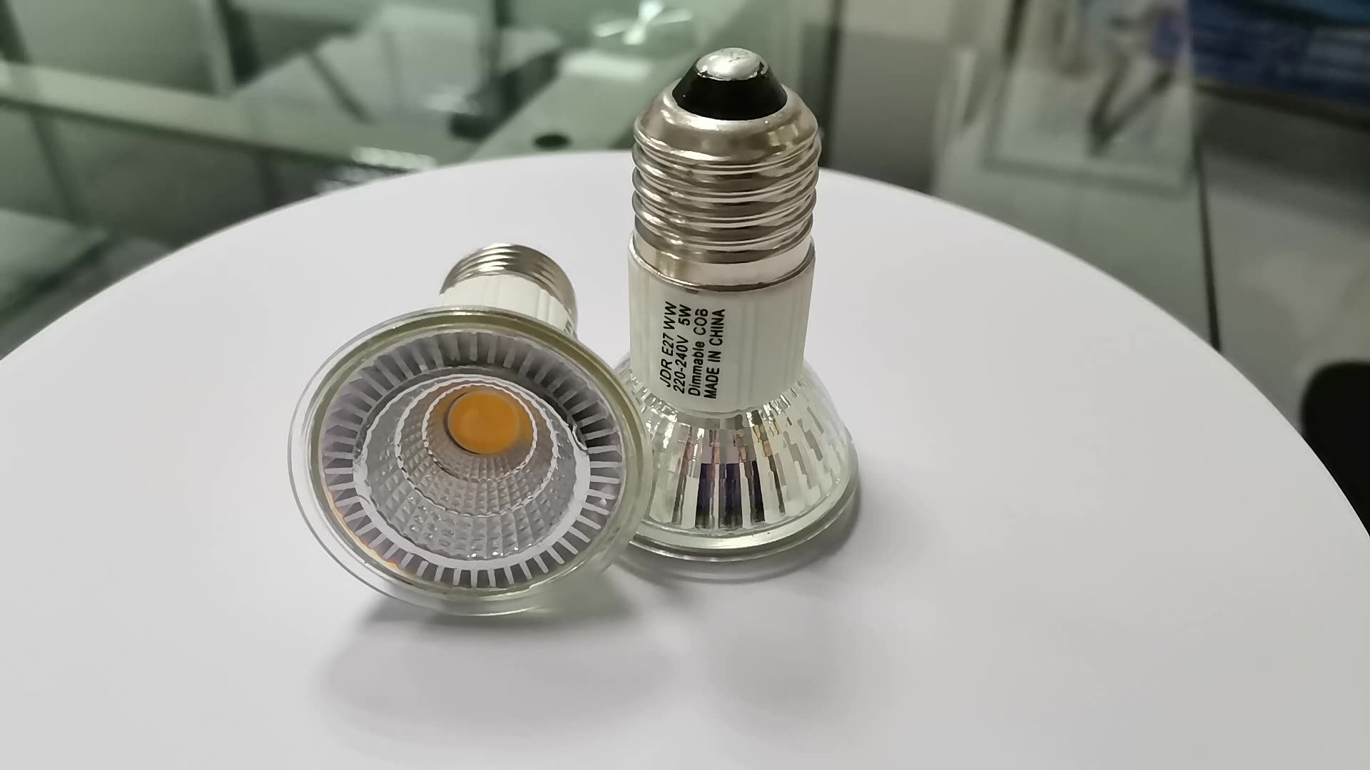 Mostar/oem Jdr E27 Glass Dimmable Led Bulb Hot Product Led Lighting