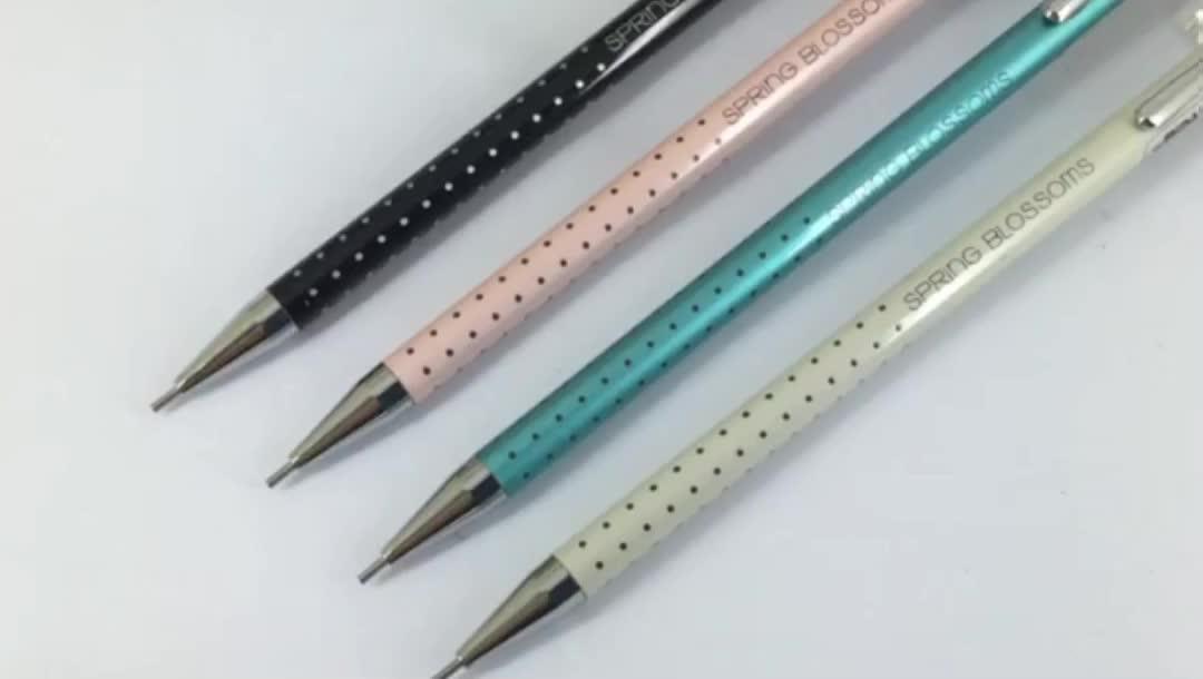 Acmecn Slim 0.5mm Mechanical Pencil Korea Style Aluminium Pencils Slim