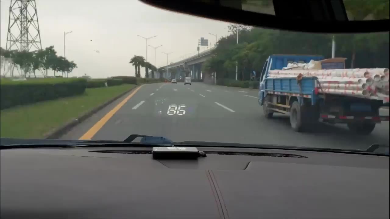 Автомобильный Hud Display предупреждение о превышении скорости проектор лобового