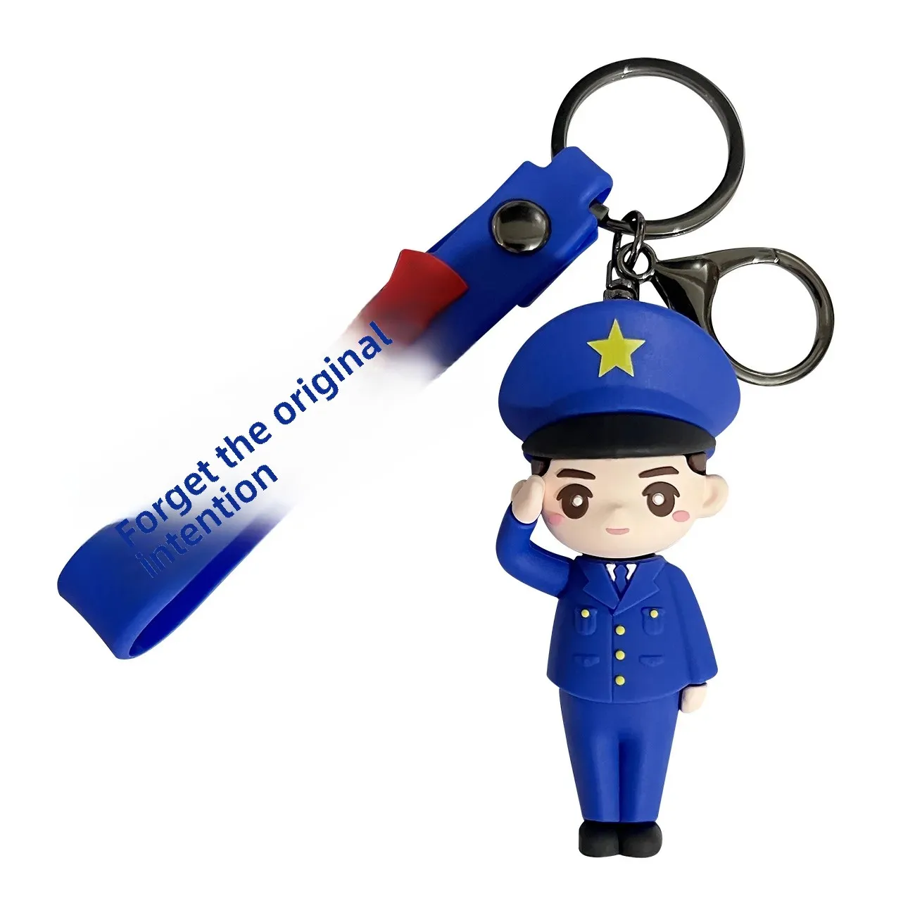 Military-themed keychain, bag accessory for land, sea, and air soldiers, Armed Forces Day small gift, car ornament wholesale