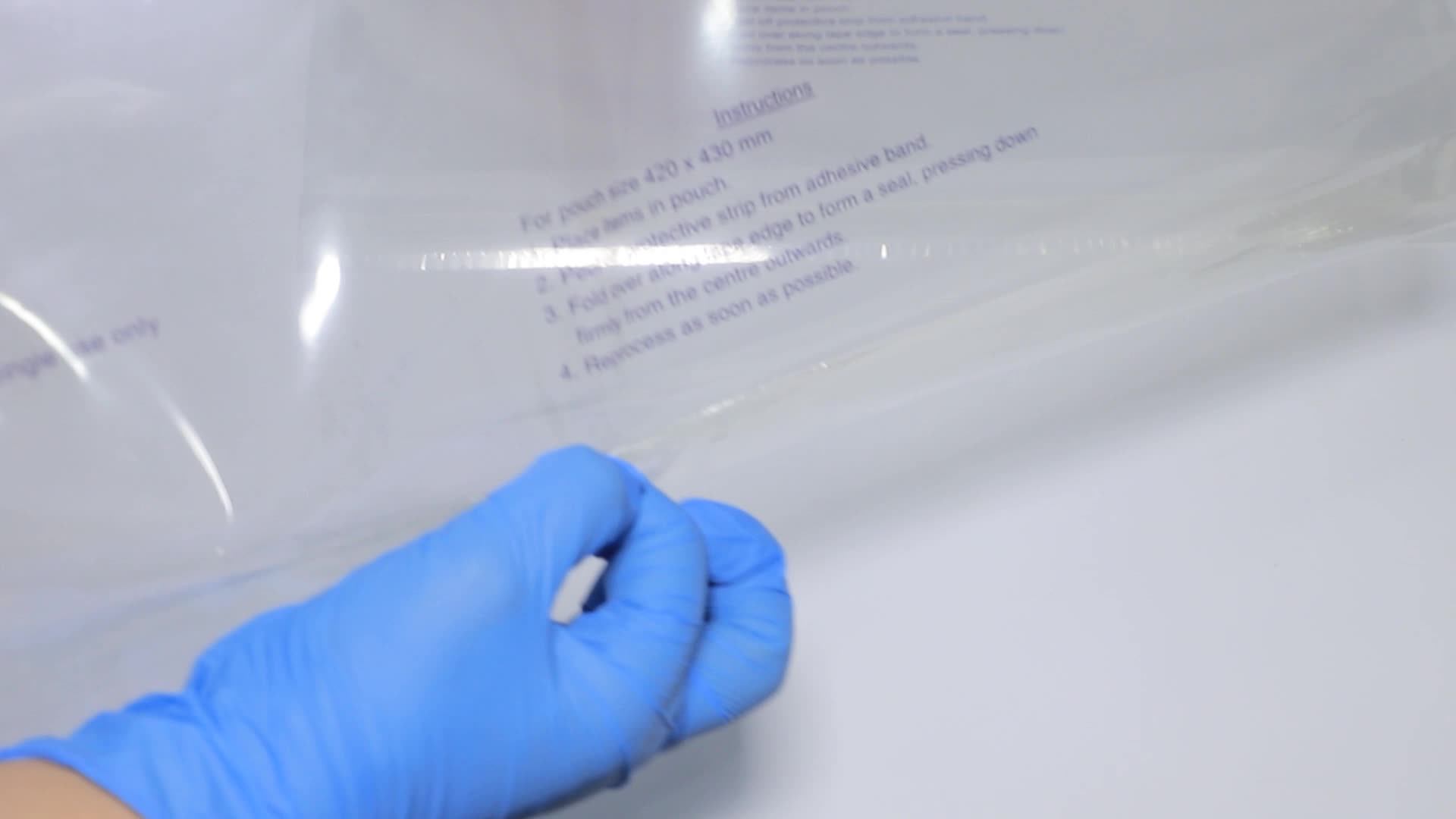 Customized 95kpa Biohazard Transport Specimen Bags Absorbent Pad Self