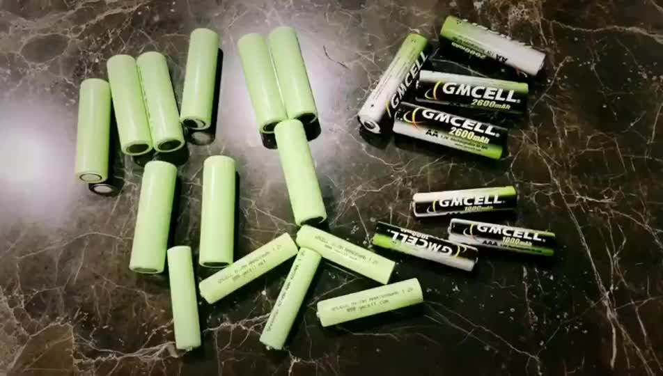 Nimh Rechargeable Battery 1.2v With Solder Tab Aa 1.2 Volt 500mah Nimh