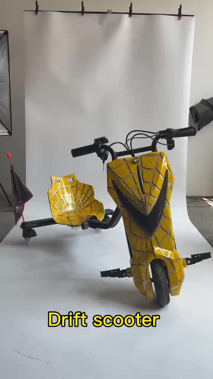 Children's Electric Drift Kart Trike Adults 36v 3 Wheels Drift Scooter Battery Electric Go Karts