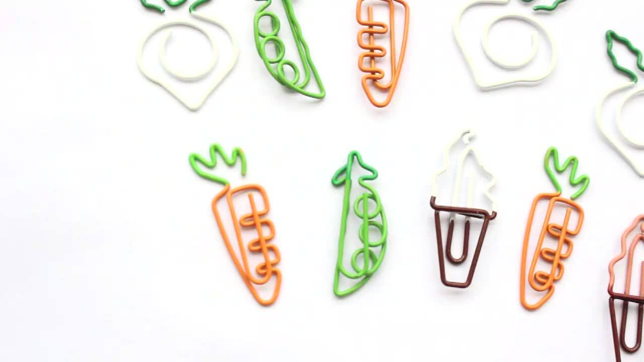 Promotional Gifts Custom Alphabet Shaped Types Of Paper Clips Letter