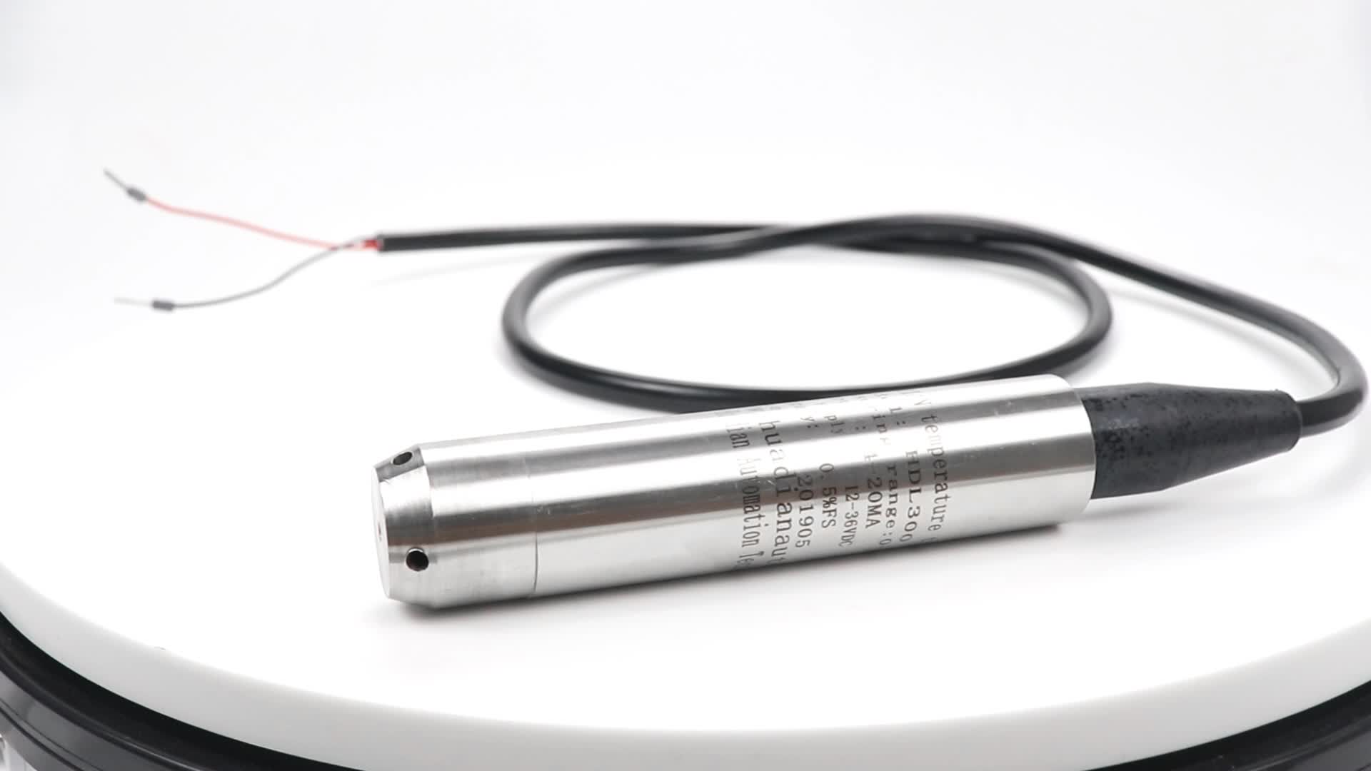 010v Ultrasonic Water Fuel Tank Level Sensor 420ma Liquid Ultrasonic